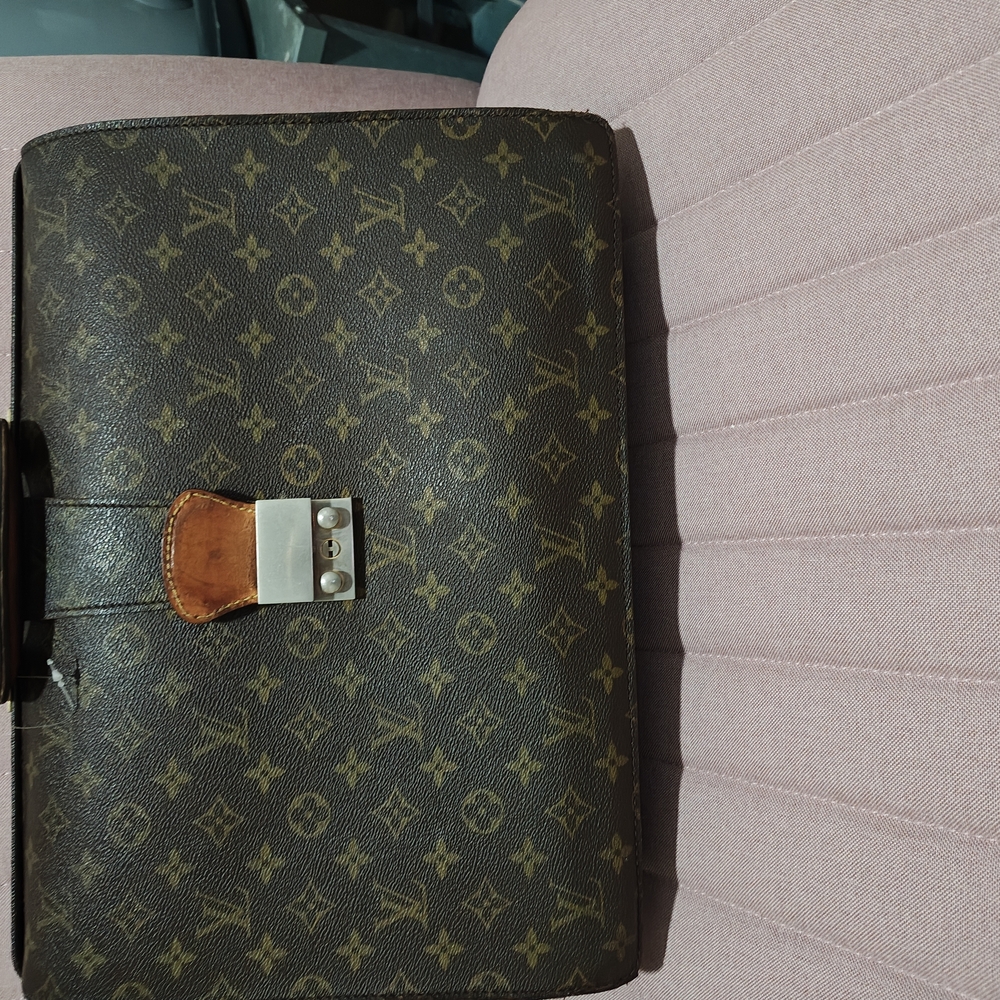 Louis Vuitton Brown Monogram Men's Briefcase